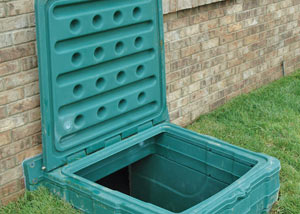 lockable crawl space access door installed in Burnaby