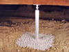 Delta installation of a crawl space jack