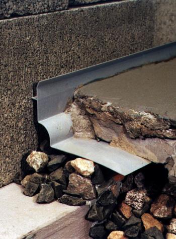 below foundation slab drain system for installing a French drain in Tsawwassen