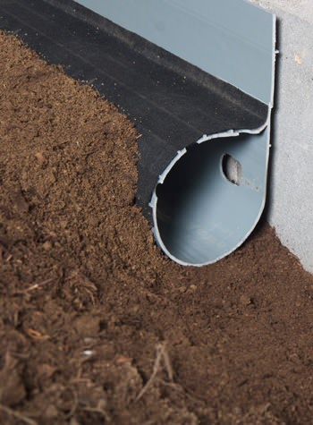 crawl space drain system installed in Tsawwassen